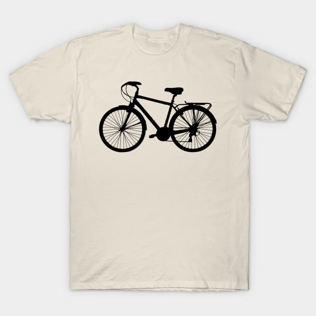 Bicycle Black T-Shirt by Samr Shop